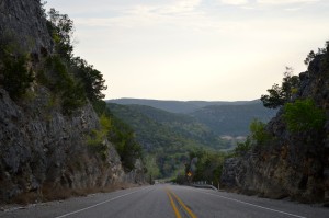 Leaving Vanderpool on Hwy. 187